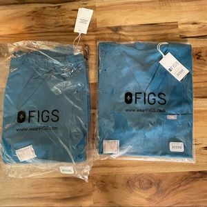 Mens New Alps Blue Figs Set- Chisec Top and Cairo Pants